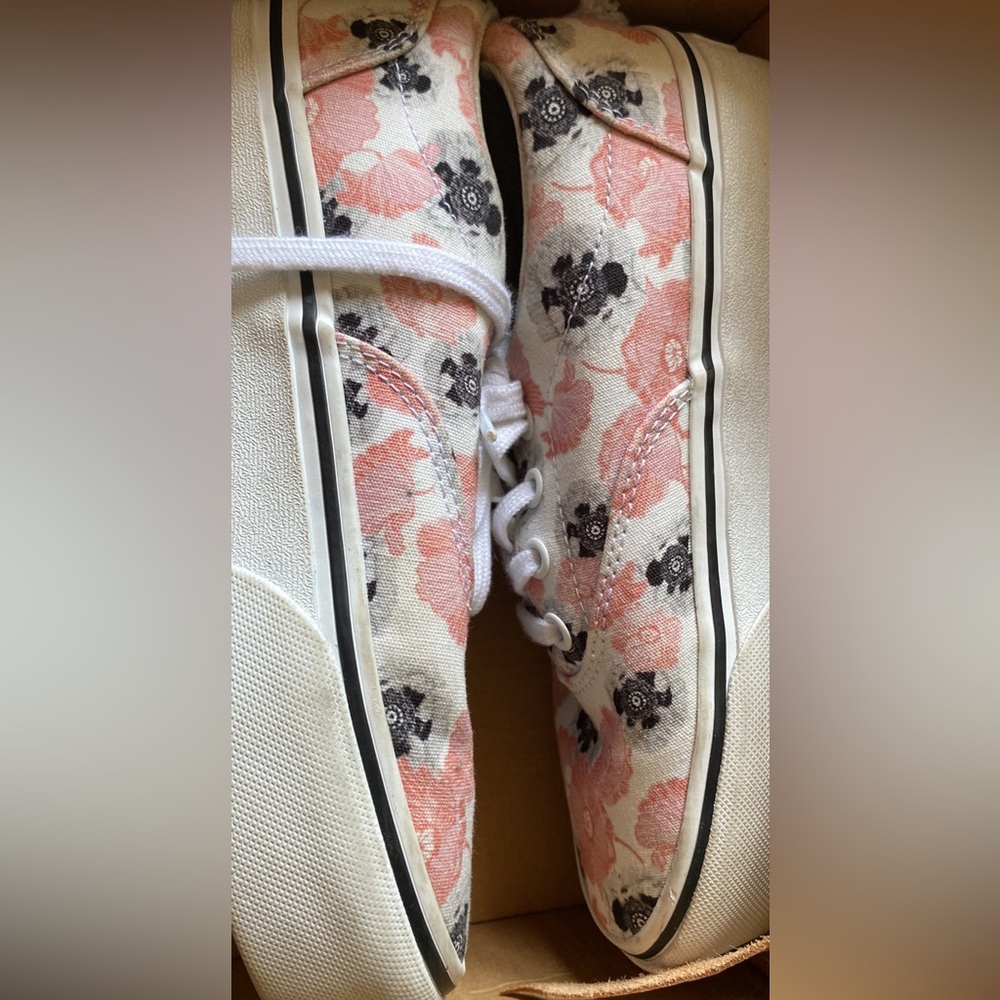 Pink rose girls vans
